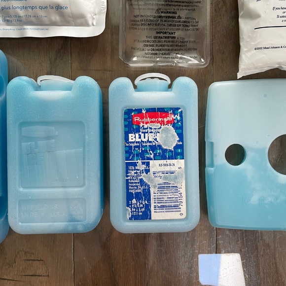 17-Piece Mixed Set of Lunch Box Ice Packs - Picture 5 of 13